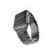 Apple Watch 3 4 5 6 7 8 9 SE Uyumlu 38-40-41mm Klasik Metal Kordon-04 Siyah