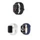 Apple Watch Ultra 2 Uyumlu 49mm Klasik Silikon Kordon 3'lü Set-B19