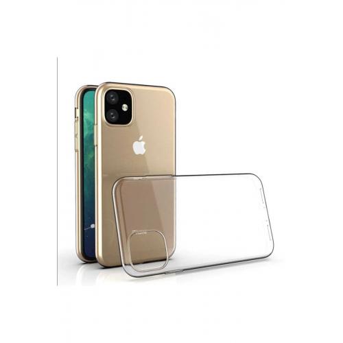 Iphone 11 uyumlu Için Şeffaf Silikon Kılıf