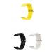 Apple Watch 3 4 5 6 7 8 9 SE Ultra 2 Uyumlu 42-44-45-49mm Ocean Silikon Kordon 3'lü Set-B26