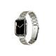 Apple Watch 3 4 5 6 7 8 9 SE Ultra/2 (42-44-45-49mm) için Ayarlanabilir Metal Kordon-93 Titanyum