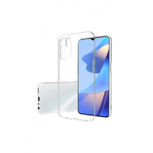 Oppo A16 Için Şeffaf Silikon Kılıf