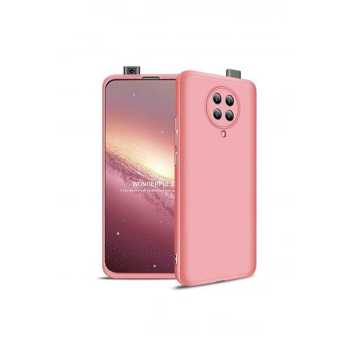 Xiaomi Redmi K30 Pro Için Üç Parçalı Ays Sert Silikon Kapak Rose Gold