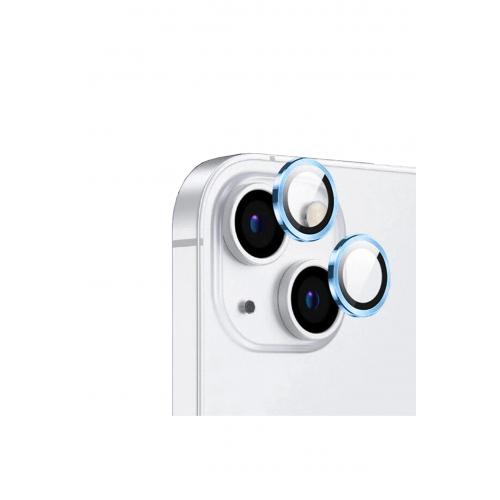 İPhone 14 için CL-12 Premium Uyumlu Safir Kamera Lens Koruyucu Sierra Mavisi