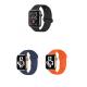 Apple Watch 3 4 5 6 7 8 9 SE Ultra 2 Uyumlu 42-44-45-49mm Klasik Silikon Kordon 3'lü Set-B27