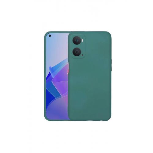 Oppo A96 4g Için Kamera Korumalı Mara Lansman Kılıf Koyu Yeşil