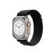 Apple Watch 3 4 5 6 7 8 9 SE Ultra/Ultra-2 Uyumlu 42-44-45-49mm Alpine Loop Kordon-74 Siyah