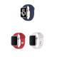 Apple Watch 3 4 5 6 7 8 9 SE Ultra 2 Uyumlu 42-44-45-49mm Klasik Silikon Kordon 3'lü Set-B3