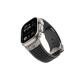 Apple Watch 3 4 5 6 7 8 9 SE Ultra/2 (42-44-45-49mm) için Spor Silikon Kordon-113 Siyah