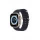 Apple Watch Ultra 2 Uyumlu 49mm Ocean Silikon Kordon-75 Midnight Blue