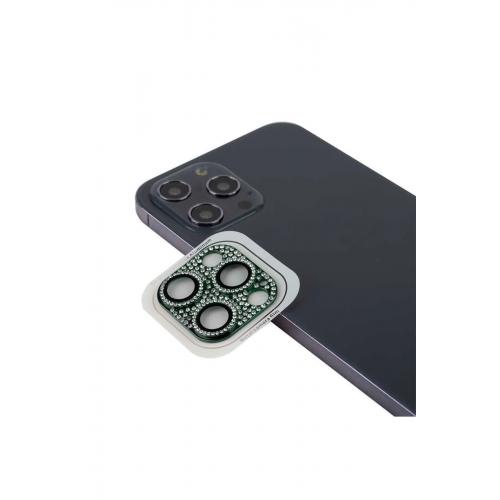 Apple Iphone 11 Pro Max Için Cl-08 Kamera Lens Koruyucu Koyu Yeşil