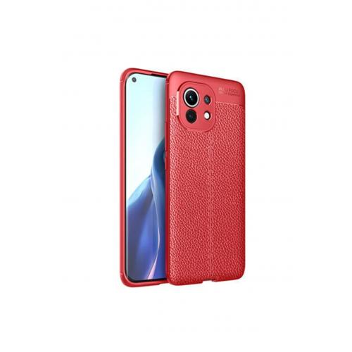 Xiaomi Mi 11 Kılıf Niss Silikon Kırmızı