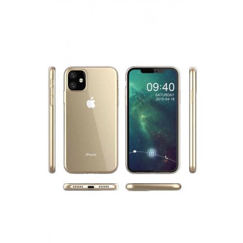 Iphone 11 uyumlu Için Şeffaf Silikon Kılıf