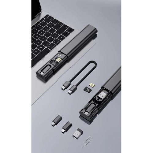 Seyahat Kiti, 7 In 1 Çok Işlevli Type-C, Usb, Micro Lighting Port, Iphone, Android, Pc Çevirici