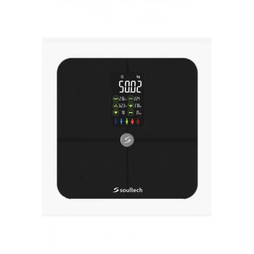 AT001S WellDone Bluetooth Smart Body Fat Scale Black Soultech