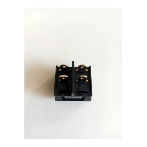 10 Adet Geniş IC-127 Geniş Siyah Orta Boy Işıksız Anahtar On/Off Switch 4P