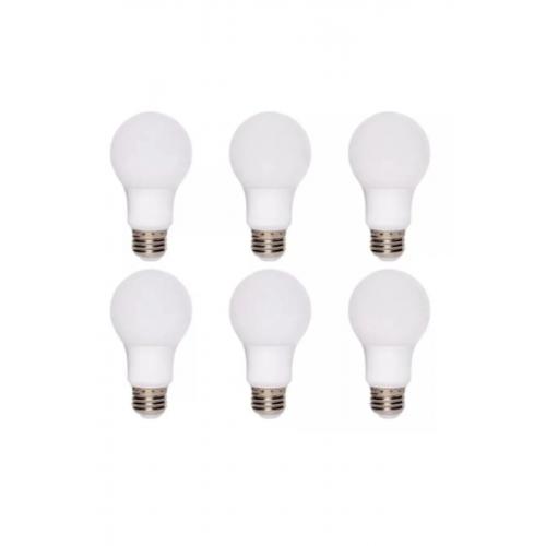 Led Ampul Beyaz Renk 9 Watt Tasarruflu 6 Lı Paket