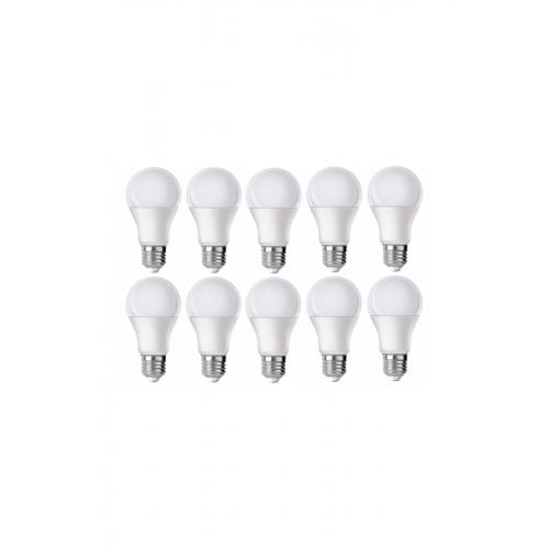 - 9-10w Led Ampul Beyaz Renk(6500K) 10'lu Paket