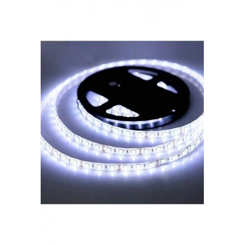 Üç Çip 40*40 Şerit Led - Beyaz Işık (6500k) - 12 V - Iç Mekan - 5 Metre - As01-00803