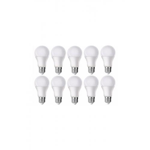 Led - 9w - Beyaz Işık - E27 - 10lu - Tasarruflu Led Ampul 9w Ampul