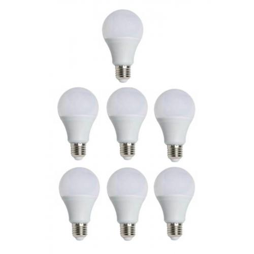 -4277 9w Led Ampul E-27 Duylu Beyaz Işık 7 Adet