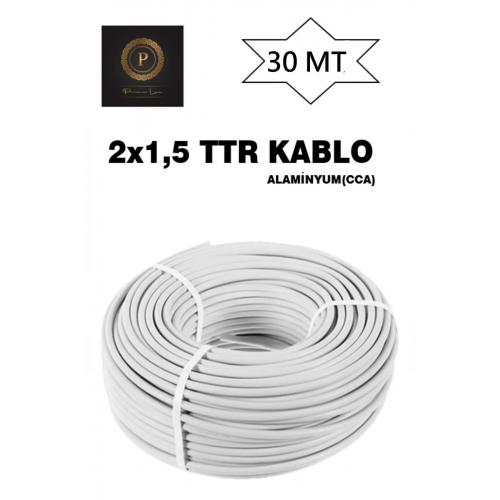 2x1,5 Çok Telli Ttr Kablo 30 Metre (cca)