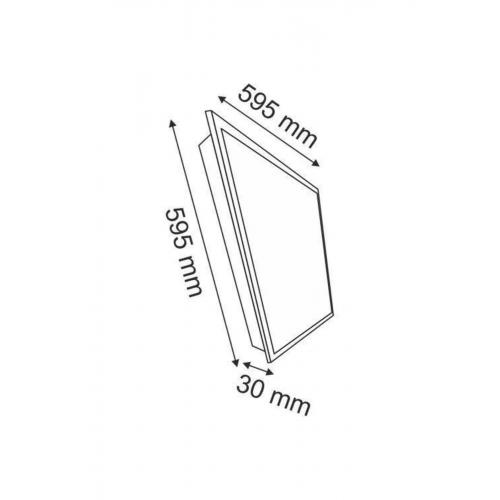 10 Adet 60x60 Panel Led 60x60 Led Panel Tavan Armatürü