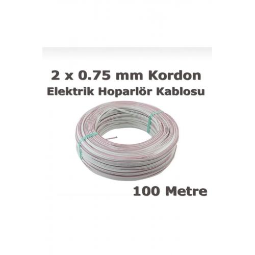 2x0.75 Mm Kordon Kablo Cca 100 Mt Kampanya